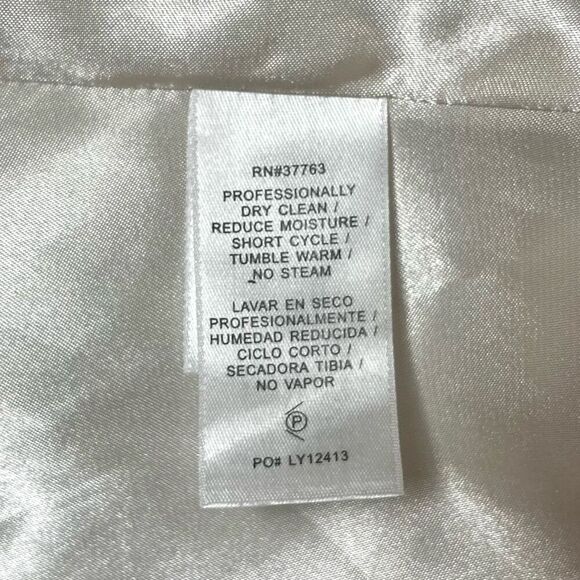 Laundry by Shelli Segal One Shoulder Ruffle Dress Size 6 High Split - Picture 5 of 5